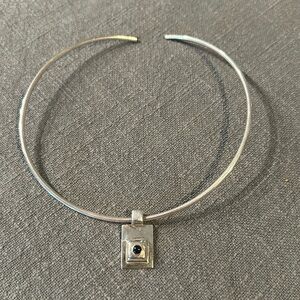 Silpada Sterling Silver Choker & SS/Black Onyx Choker